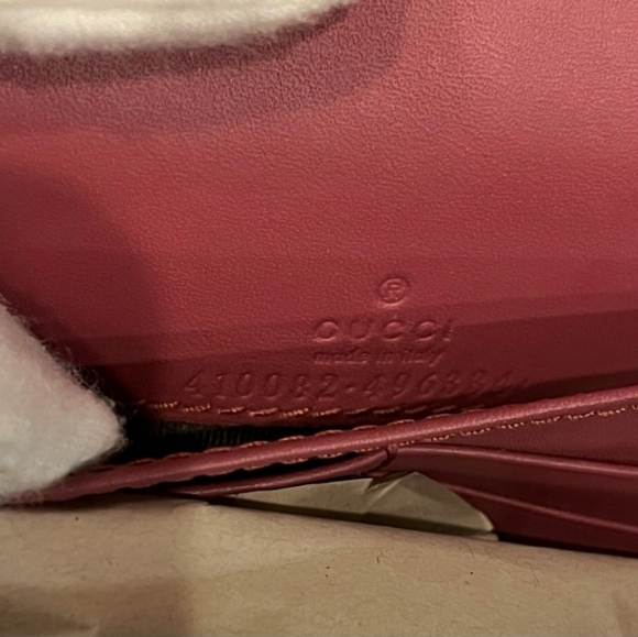 ✨️🌸👛GUCCI 410082GG Supreme Monogram Bloom purse 👛 with chain - Picture 12 of 16